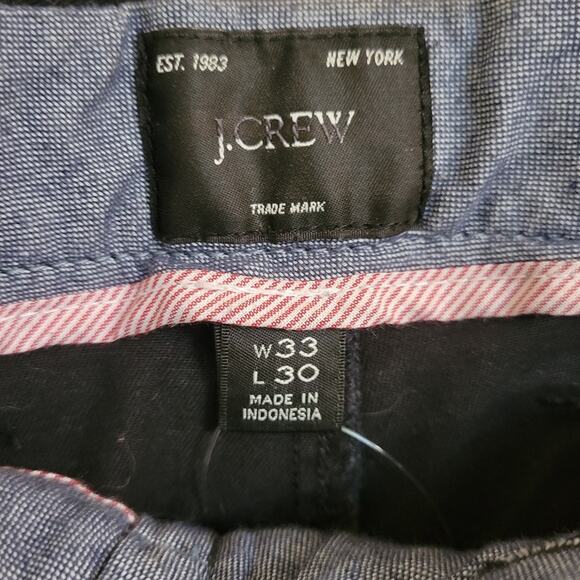 NWT J. Crew 770™ Straight-Fit Stretch Chino Pant Black 33/30 *Flaw - Picture 5 of 8